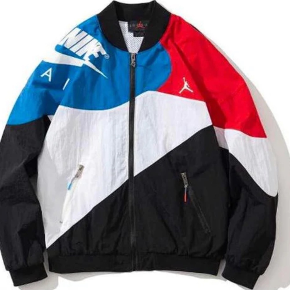 Nike Jordan 4 Legacy Air AJ4 Lightweight retro full zip jacket jordan 4 flight